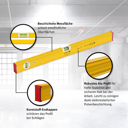 STABILA PRIME SET 80 AS Wasserwaagen Set 3-teilig (100/60/30 cm)