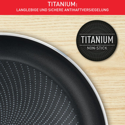 Tefal Infinite Bratpfanne 30 cm, Edelstahl, Induktion, H81507