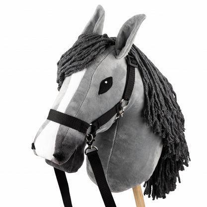 SKIPPI Hobby Horse A3 Steckenpferd Grau im Set