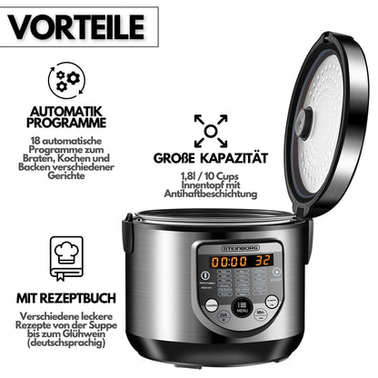 18in1 Multikocher Schongarer - 900 Watt, 5 Liter