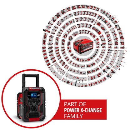 Einhell TE-CR 18 Li DAB+/FM/BT Akku-Baustellenradio - Solo