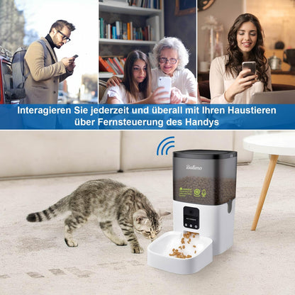 Balimo Futterautomat Katze – WLAN, HD Video & App Steuerung 4L