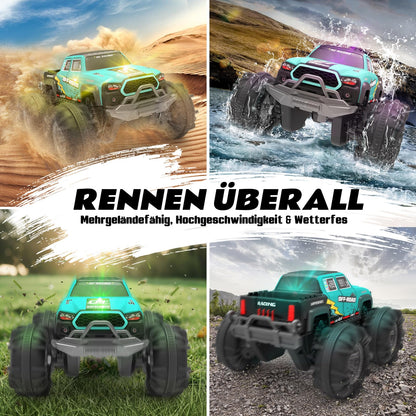 SIVQIKE BG028 4WD Amphibien-RC-Auto mit Gestensensor und LED