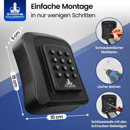 Schlosswarte Digitaler Schlüsseltresor – Hohe Sicherheit