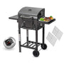 ACTIVA Holzkohlegrill Angular Smart mit Deckel und Thermometer