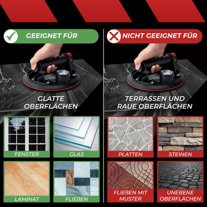 NINJA DIY Saugheber 2er Set – Glasheber für Fliesen & Fenster