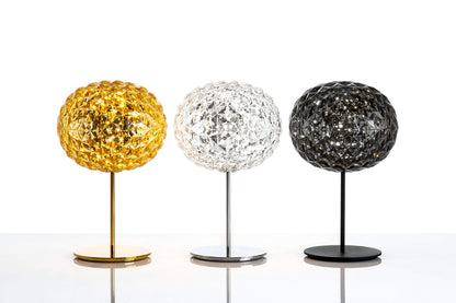 Kartell Planet Tischleuchte mit Metallgestell glasklar dimmbar