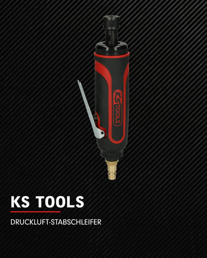 KS Tools Druckluft Stab-/Geradschleifer 515.5410 6mm Spannzange