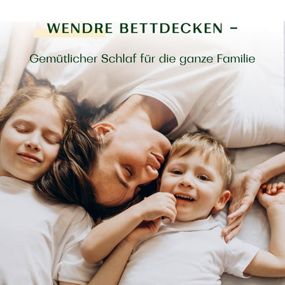 WENDRE Ganzjahresdecke Mikrofaser – 135x200 Mittelwarm