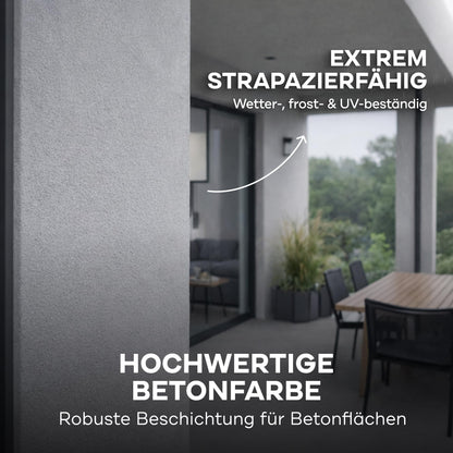Plid Betonfarbe Innen & Aussen Anthrazitgrau 2,5 L Bodenbeschichtung