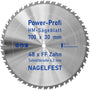 AZprof HM-Kreissägeblatt 700 x 30 mm, 48 Zähne, nagelfest FF-S mit Hartmetallzähnen und Spanabweiser