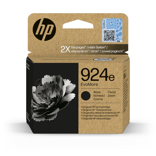 HP 924e EvoMore Original Druckerpatrone Schwarz, ca. 1000 Seiten