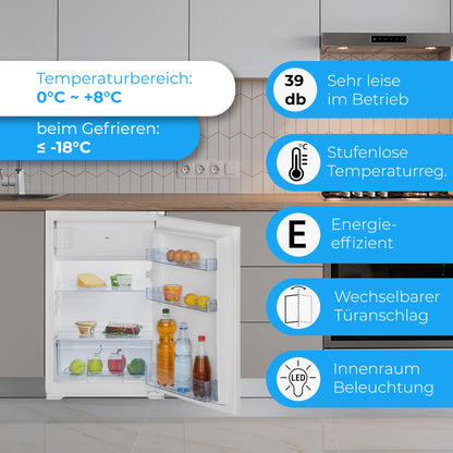 Bomann KSE 7810 Einbau Kombikühlschrank 118L Abtauautomatik