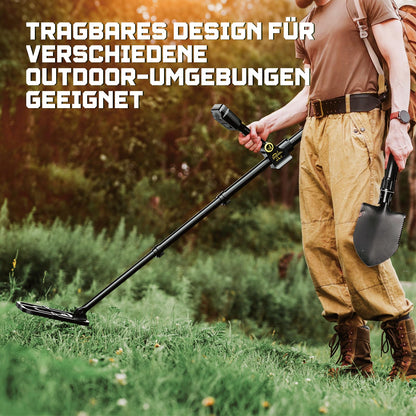 OKESAM Metalldetektor Profi – Wasserdicht Faltbar 10 Zoll Spule