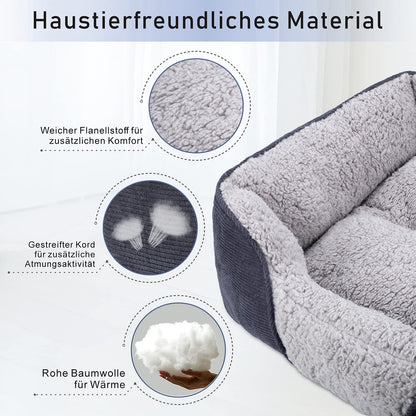 JOEJOY Hundebett XXL - Grosse Hunde, waschbar, Anti-Stress