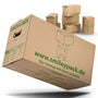 smiley pack PROFI Umzugskartons 620 x 300 x 330 mm, 50 Stück aus zweiwelligem Karton mit Tragegriffen