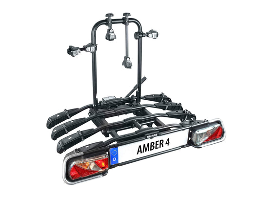 EUFAB AMBER 4 Fahrradträger - Anhängerkupplung für 4 Fahrräder