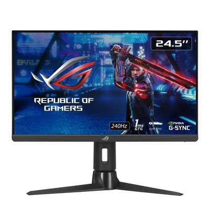 ASUS ROG Strix XG259CM Gaming Monitor 24.5 Zoll Full HD 240Hz. Schwarzer, rechteckiger Bildschirm für flüssiges Gaming mit 240Hz.