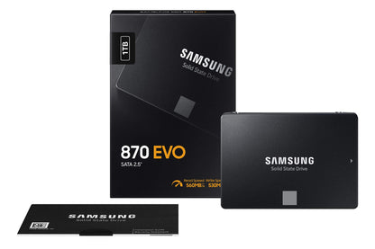 Samsung 870 EVO SATA III Interne SSD 2,5 Zoll, 1 TB - MZ-77E1T0B/EU