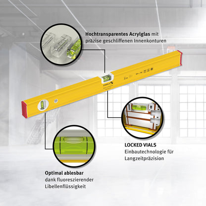 STABILA PRIME SET 80 AS Wasserwaagen Set 3-teilig (100/60/30 cm)