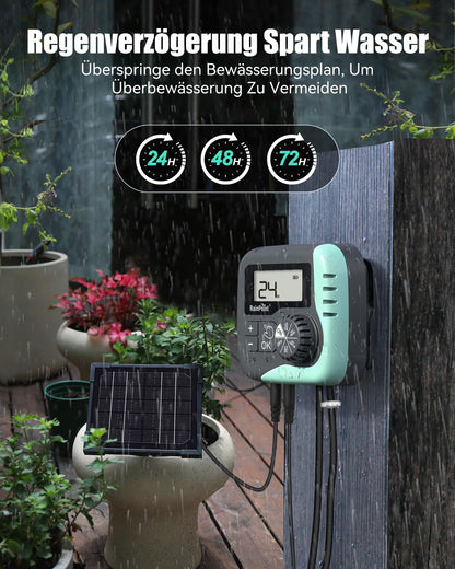 RAINPOINT Solar Bewässerungssystem 15P, automatische Tropfbewässerung