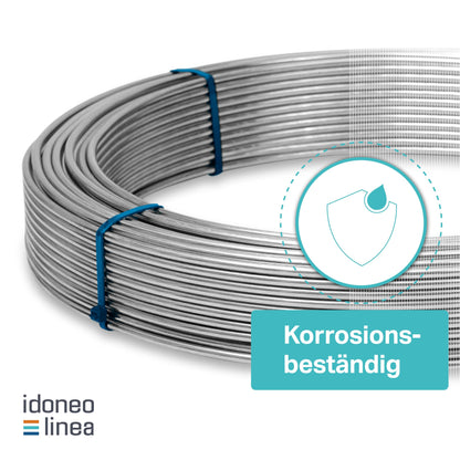Idoneo Linea Alu Erdungsdraht 8mm Blitzschutz PV - 70m