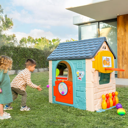 Feber Casual 6 Activities House Spielhaus mit 6 Aktivitäten FEH23000