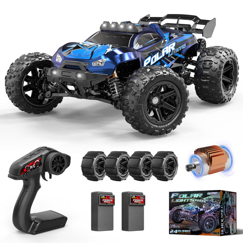 Womaqu HS14322 RC Auto 1:14 4WD Offroad Monster Truck 40 km/h mit All-Terrain-Reifen und LED-Beleuchtung