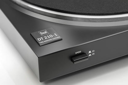 Dual DT 210-1 USB-Plattenspieler - 2 Geschwindigkeiten, Schwarz