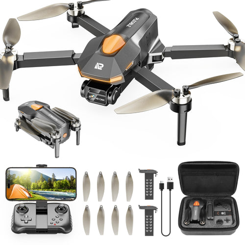 PLEGBLE PL510 Mini-Drohne mit 1080P Kamera und bürstenlosem Motor, FPV Quadcopter