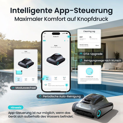 AIPER Scuba S1 Poolroboter für Boden, Wände und Wasserlinie