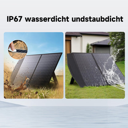 ALLPOWERS Faltbares Solarpanel 100W, monokristallin für Powerstation