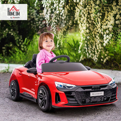 HOMCOM Audi RS e-tron GT Kinder Elektroauto – Rot