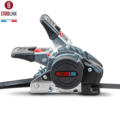 Automatik Spanngurt 3m 25mm S-Haken – 4er Set selbstaufrollend