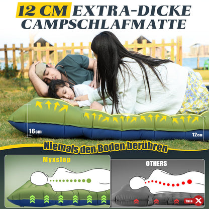 Myxslop Isomatte Doppel 12cm - selbstaufblasend