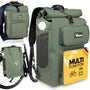 Valkental UrbanX 2in1 Fahrradtasche & Rucksack, wasserdicht, 28 l – Gepäckträgertasche mit Reflektoren