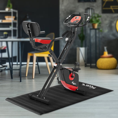KM Fit 2in1 Hometrainer klappbar mit LCD-Display