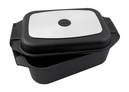 Karcher Bräter mit Deckel 2in1 Aluguss – 8,7 Liter Volumen. Aluguss-Bräter zum Braten und Schmoren, Deckel separat nutzbar.