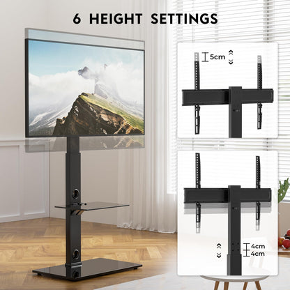 BONTEC TV-Ständer FIT-2, höhenverstellbar, drehbar, 30-70 Zoll