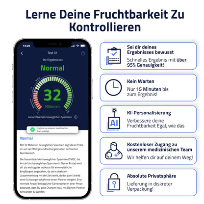 ExSeed Health Spermatest für zu Hause – 5 Tests
