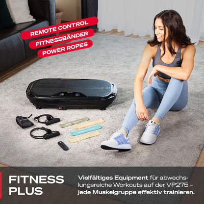 Sportstech VP275 Vibrationsplatte 3D - Ganzkörper Heimtraining