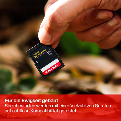SanDisk Extreme PRO SD UHS-I Speicherkarte 64 GB, 200 MB/s