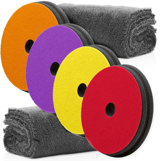 detailmate KochChemie Politur Pad Set 150mm – Für alle Stufen. Farbcodierte Pads für mehrstufige Lackaufbereitung.
