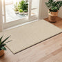 LEKEEPGO Fussmatte Innen 60 x 120 cm, Schmutzfangmatte, Khaki – rechteckige Eingangsmatte für den Innenbereich