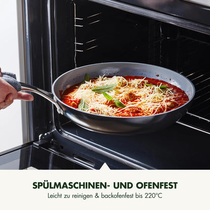 GreenPan Valencia Pro Keramik Bratpfannen-Set 20/26 cm Grau