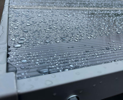 QUICK STAR Metall Kaminholzregal Aussen - Anthrazit XXL