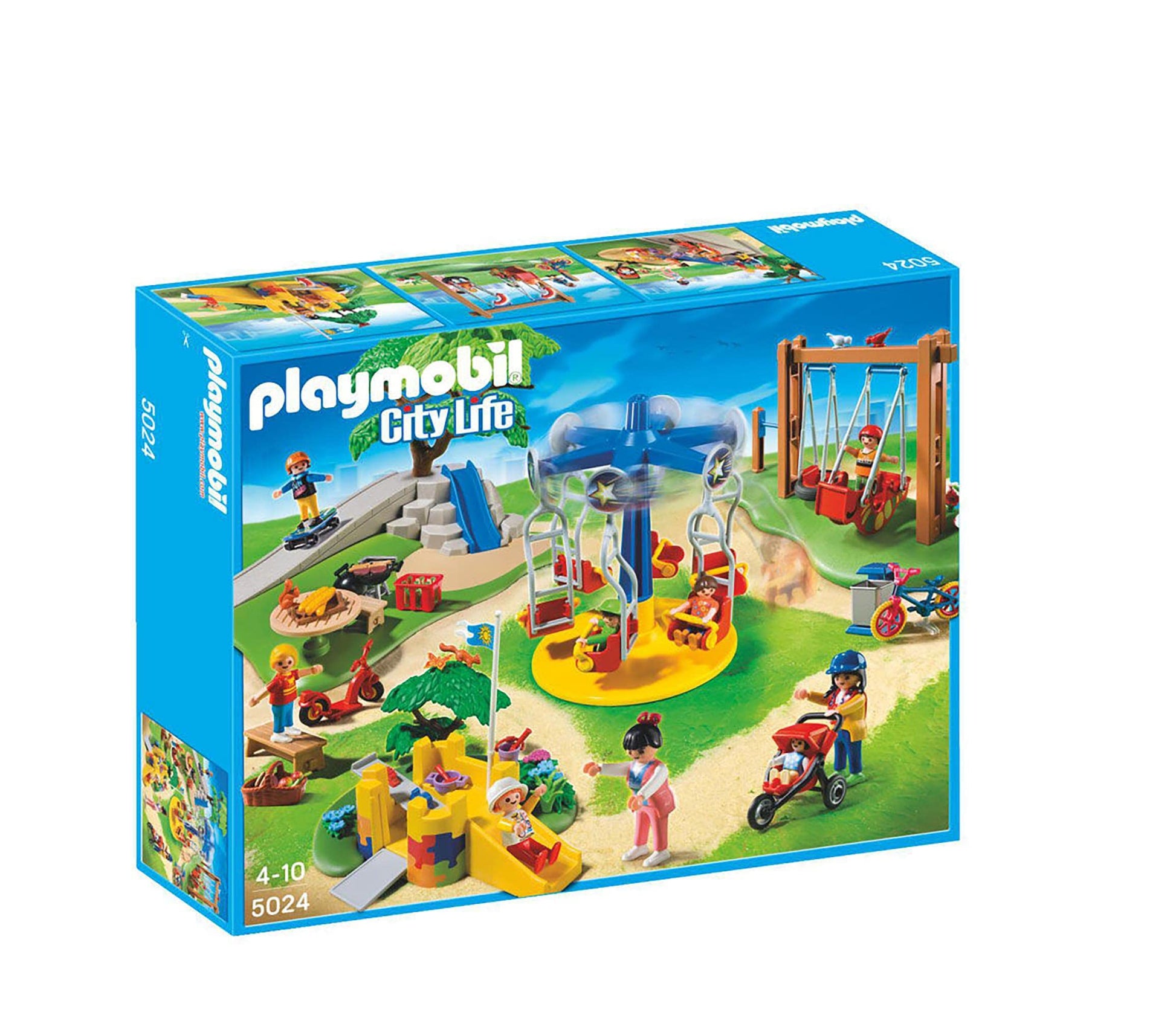 Playmobil Playground Mega Set – Umfassendes Spielplatzset – 5024: Kunststoff-Set zur Simulation eines Spielplatzes.