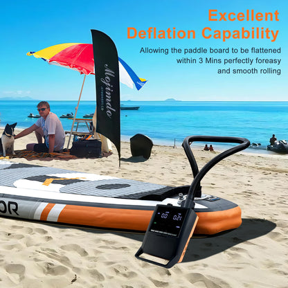 Mojimdo Elektrische SUP-Pumpe 20 PSI, wiederaufladbare Luftpumpe