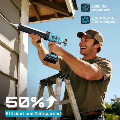Seesii CG120P Akku-Kartuschenpistole für 300 ml Kartuschen, blau