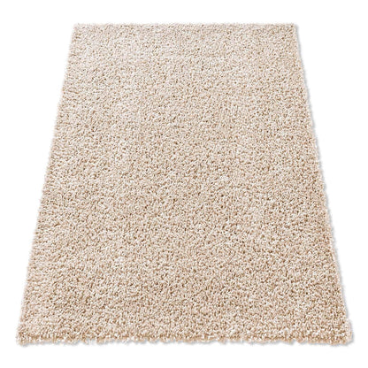Taracarpet Venezia Shaggy Hochflor Teppich - Creme 160x230 cm